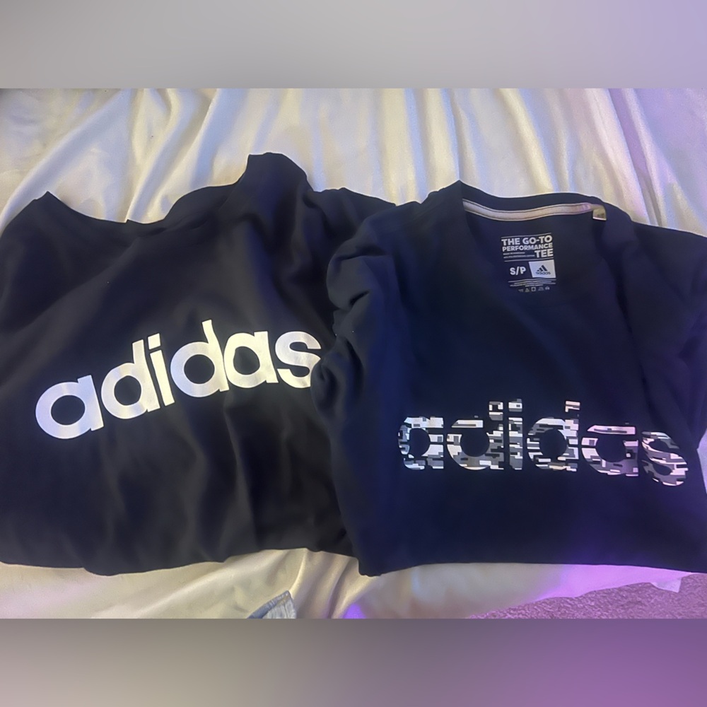 Adidas t-shirts TWO, blue, Small